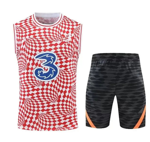 CHELSEA 2022/2023 PINK STRIPE PRE-MATCH TRAINING VEST