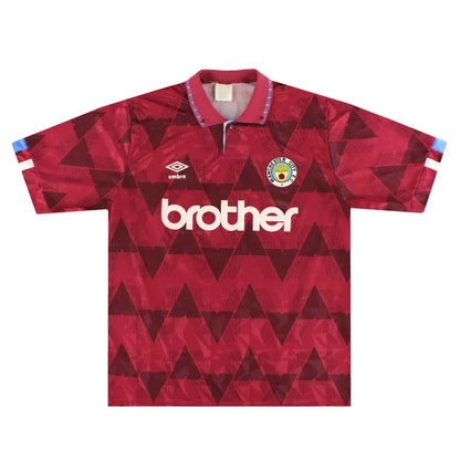 MANCHESTER CITY 1991 1992 RETRO AWAY JERSEY