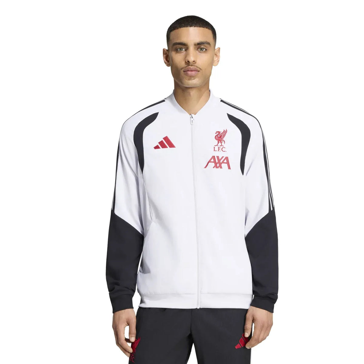 Liverpool FC Training Tracksuit 2026/27 – White, Black & Red.
