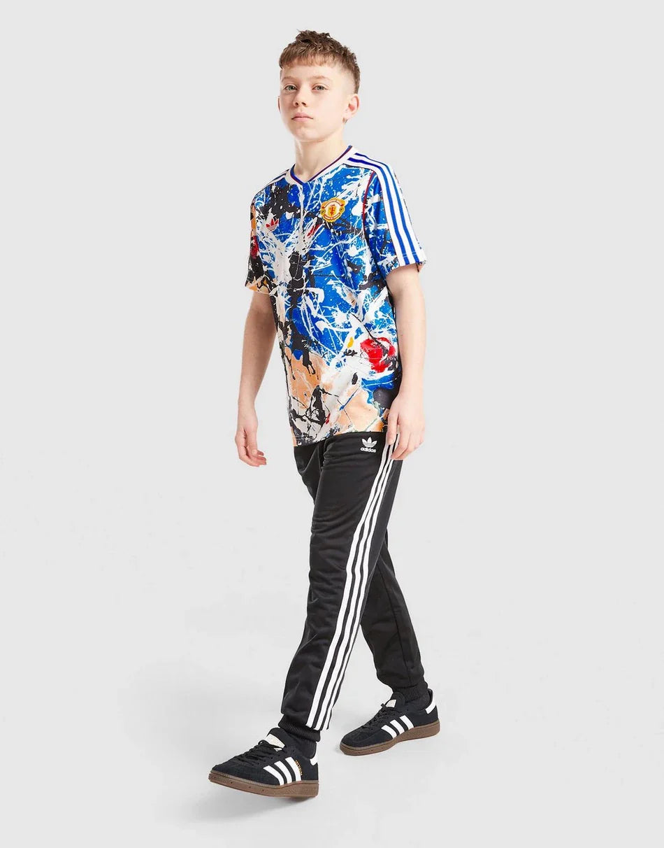 Manchester United x Kids Stone Roses Jersey Blue