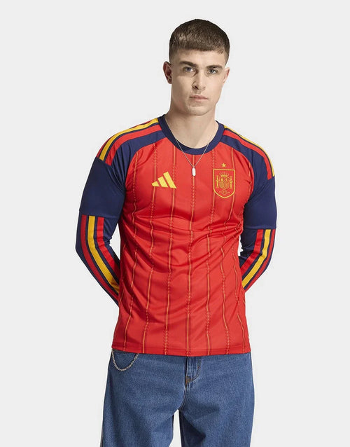 Spain 26 Home Long Sleeve Jersey World Cup 2026