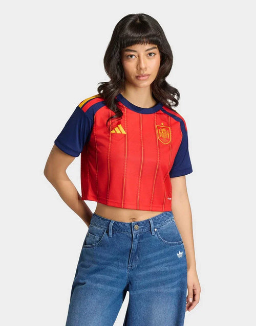 Spain Cropped Jersey Women  World Cup 2026 (