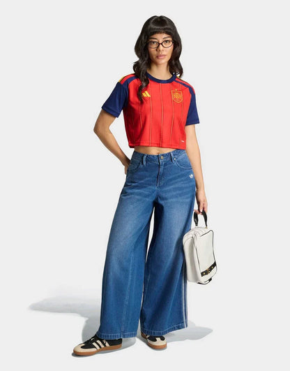 Spain Cropped Jersey Women  World Cup 2026 (