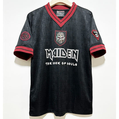 Retro Iron Maiden Jersey Black